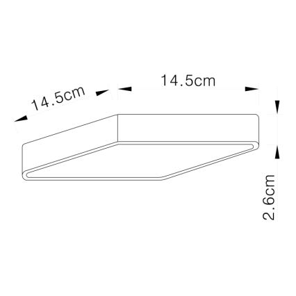Globo - Φως οροφής LED LED/15W/230V