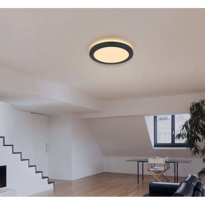 Globo - Φωτιστικό οροφής LED LED/24W/230V 3000/4000/6500K μαύρο
