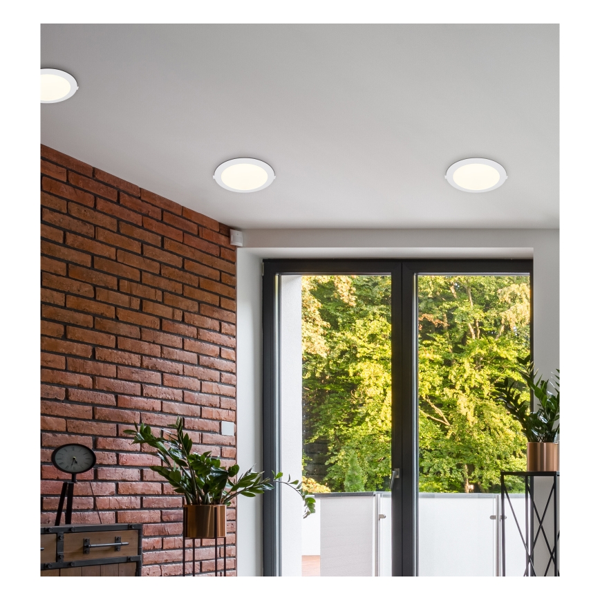 Globo - Χωνευτό Φωτιστικό LED LED/18W/230V 4000K διάμετρος 22,4 cm