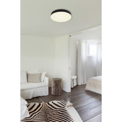 Globo - Φωτιστικό οροφής LED LED/24W/230V 3000K/4000K/6500K διάμετρος 30 cm μαύρο