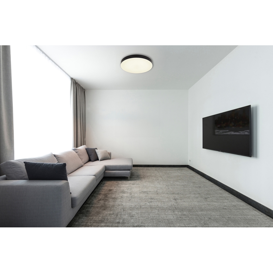 Globo - Φωτιστικό οροφής LED LED/36W/230V 3000K/4000K/6500K διάμετρος 40 cm μαύρο