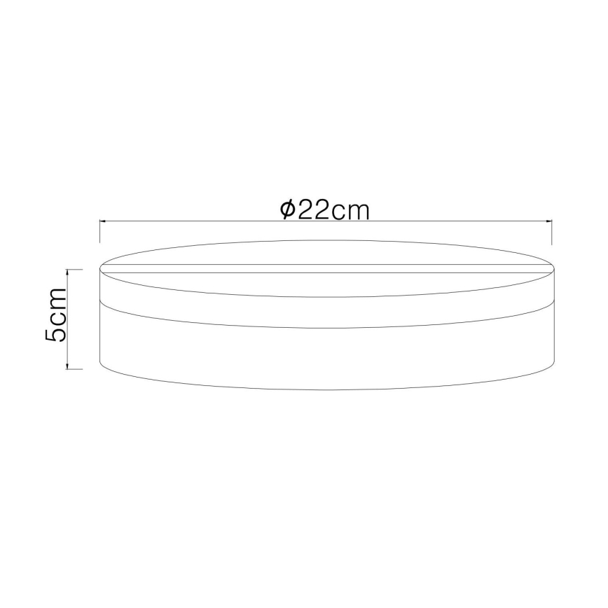 Globo - Φωτιστικό οροφής LED LED/12W/230V 4000K διάμετρος 22 cm λευκό