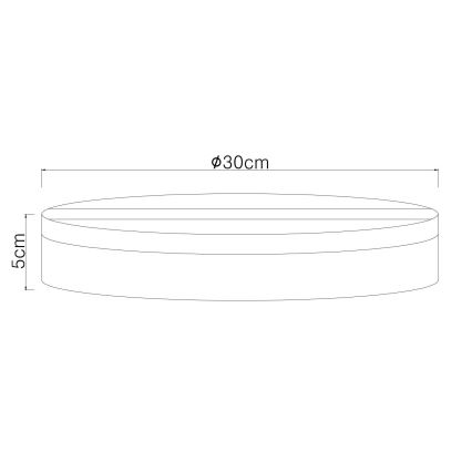 Globo - Φωτιστικό οροφής LED LED/18W/230V 4000K διάμετρος 30 cm λευκό