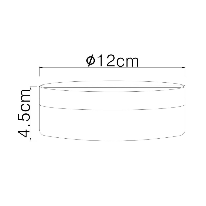 Globo - Φωτιστικό οροφής LED LED/8W/230V 4000K διάμετρος 12 cm λευκό