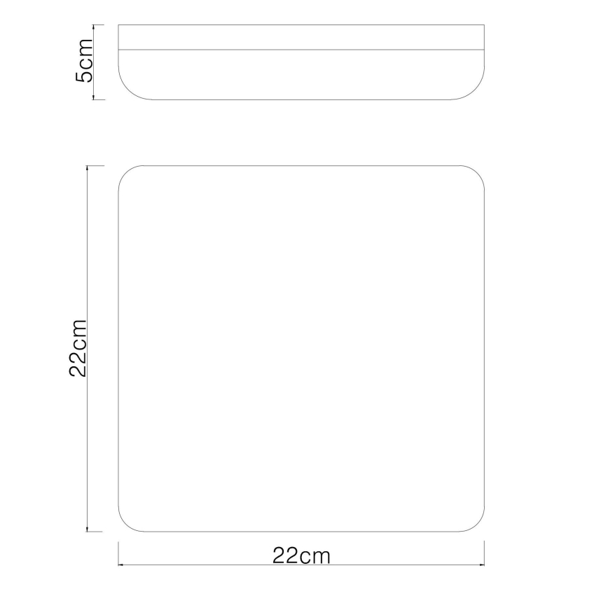 Globo - Φωτιστικό οροφής LED LED/12W/230V 4000K 22x22 cm λευκό