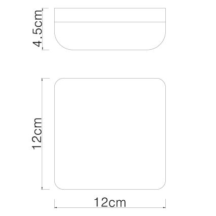 Globo - Φωτιστικό οροφής LED LED/8W/230V 4000K 12x12 cm λευκό