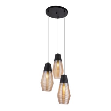 Globo 15043-3 - Πολύφωτο σε σχοινί WAYNE 3xE27/60W/230V