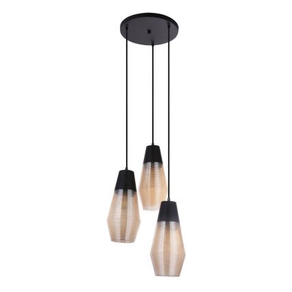Globo 15043-3 - Πολύφωτο σε σχοινί WAYNE 3xE27/60W/230V