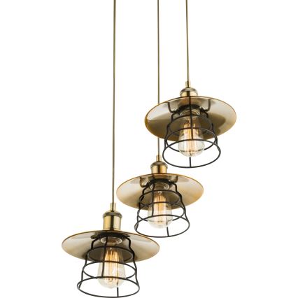 Globo - Κρεμαστό φωτιστικό οροφής 3xE27/60W/230V