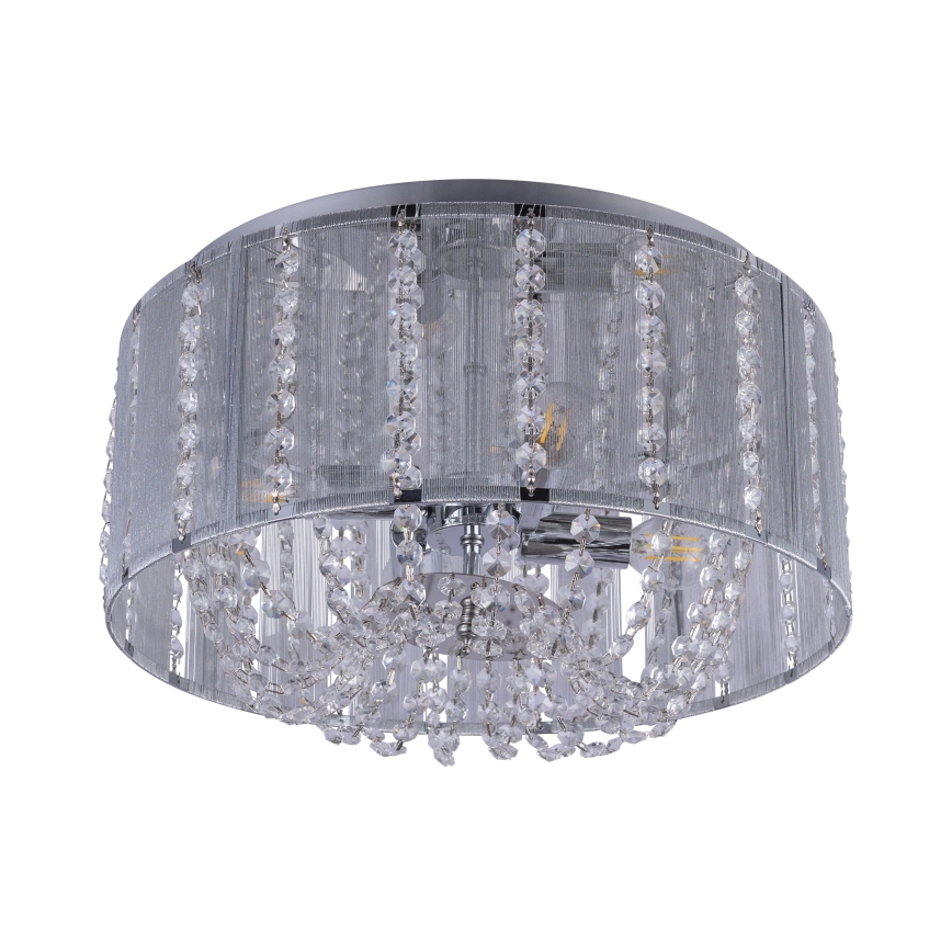 Globo - Φωτιστικό Οροφής με Κρύσταλλα 4xE14/40W/230V