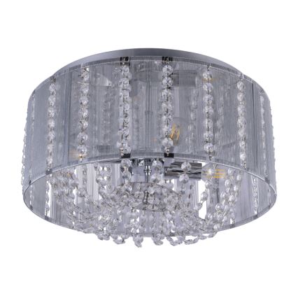 Globo - Φωτιστικό Οροφής με Κρύσταλλα 4xE14/40W/230V