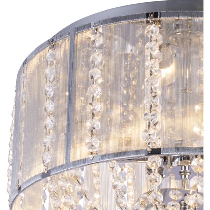 Globo - Φωτιστικό Οροφής με Κρύσταλλα 4xE14/40W/230V
