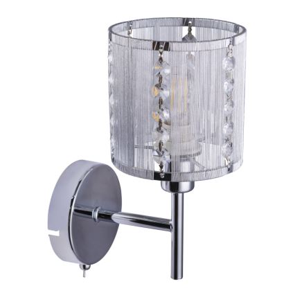 Globo - Φωτιστικό τοίχου 1xE14/40W/230V ματ χρώμιο