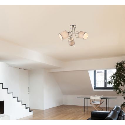 Globo - Συνδεδεμένο πολύφωτο 3xE14/25W/230V