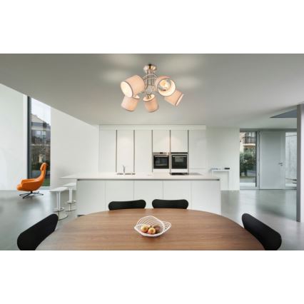 Globo - Συνδεδεμένο πολύφωτο 5xE14/25W/230V