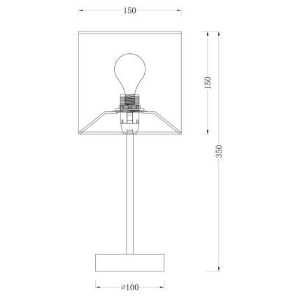 Globo - Επιτραπέζια λάμπα 1xE14/40W/230V