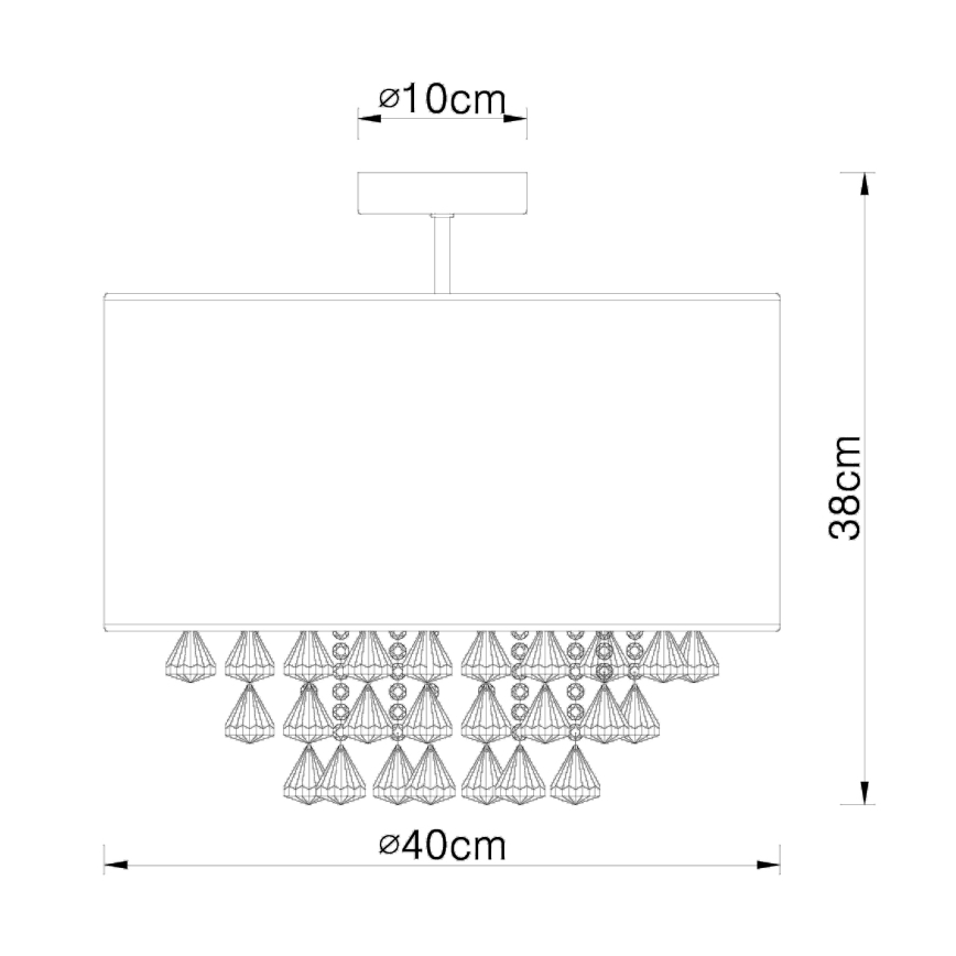 Globo - Φως οροφής 1xE27/60W/230V