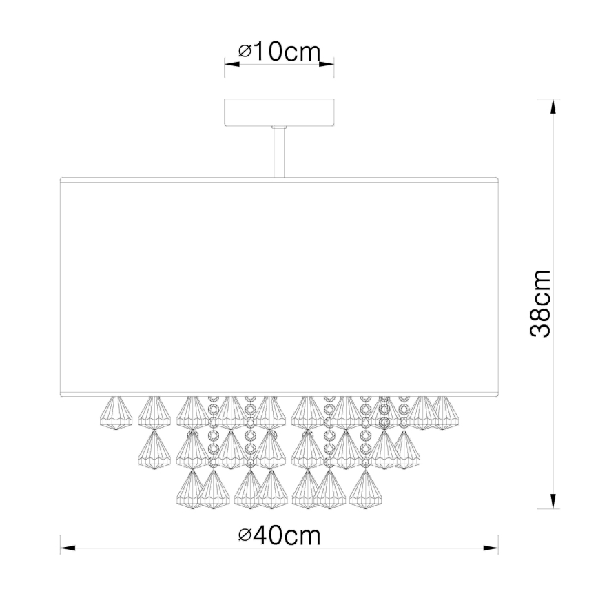 Globo - Φως οροφής 1xE27/60W/230V