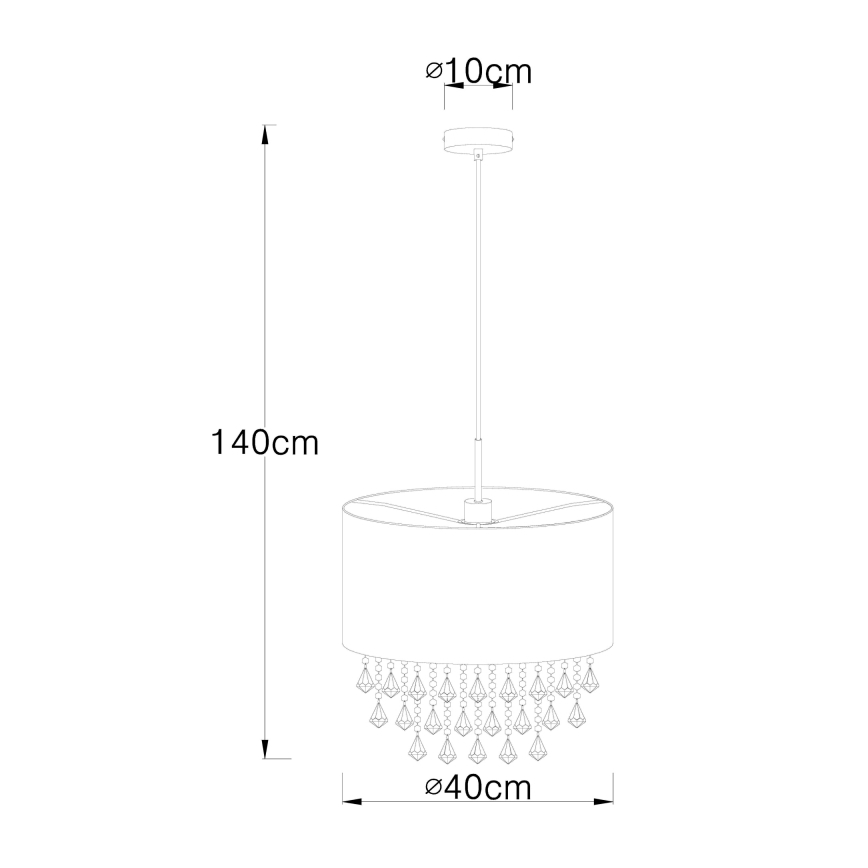 Globo - Πολύφωτο 1xE27/60W/230V