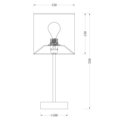 Globo - Επιτραπέζια λάμπα 1xE14/40W/230V