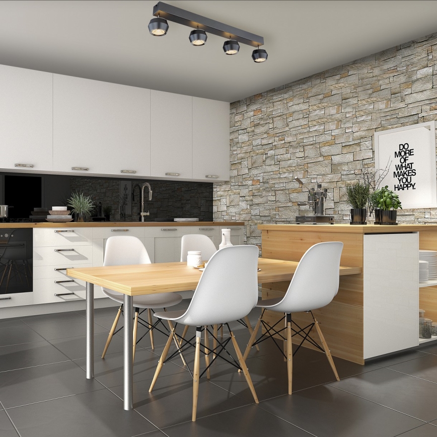 Globo -  Κρεμαστό φωτιστικό οροφής LED 4xLED/6W/230V