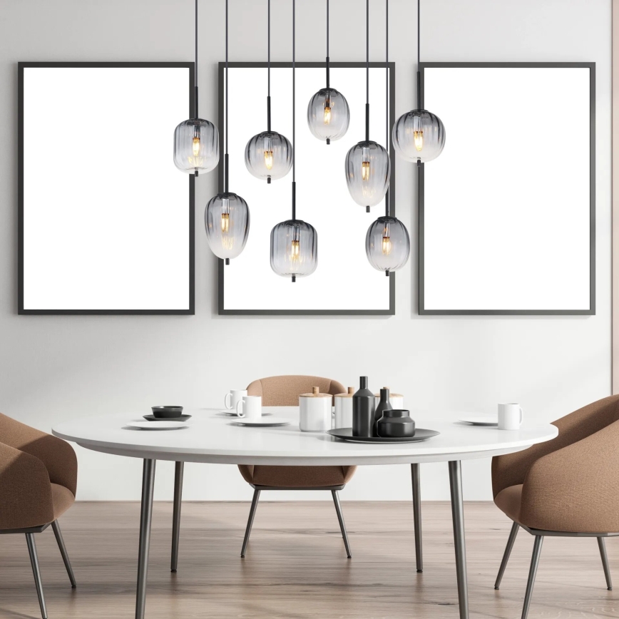 Globo - Κρεμαστό φωτιστικό οροφής 8xE14/40W/230V