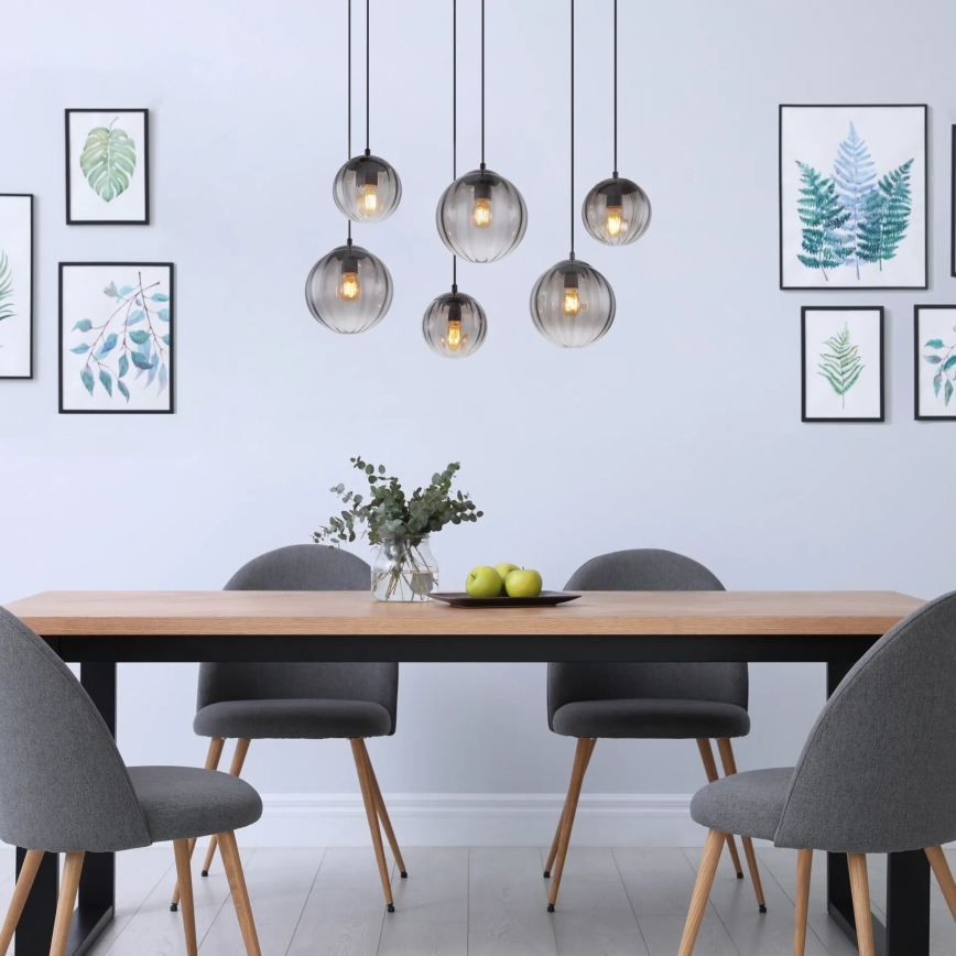 Globo - Κρεμαστό φωτιστικό οροφής 6xE27/60W/230V