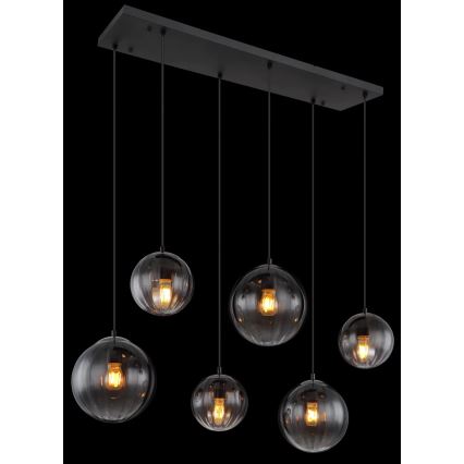 Globo - Κρεμαστό φωτιστικό οροφής 6xE27/60W/230V