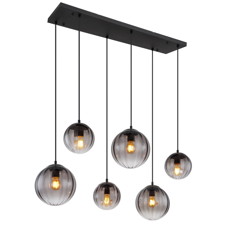 Globo - Κρεμαστό φωτιστικό οροφής 6xE27/60W/230V