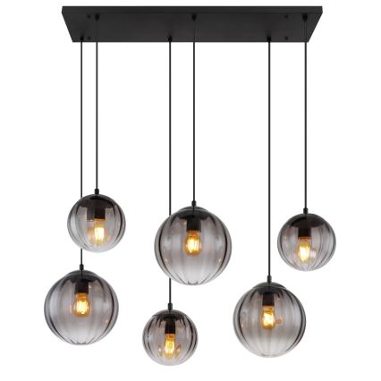 Globo - Κρεμαστό φωτιστικό οροφής 6xE27/60W/230V