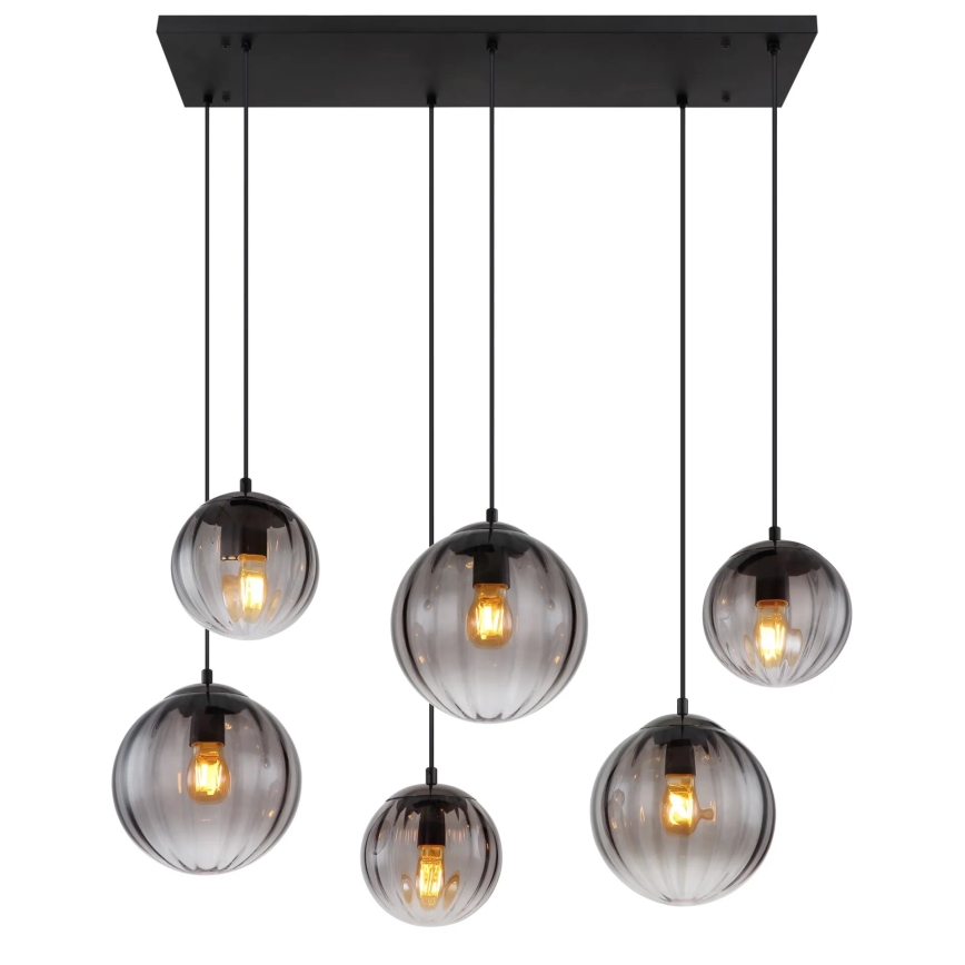 Globo - Κρεμαστό φωτιστικό οροφής 6xE27/60W/230V