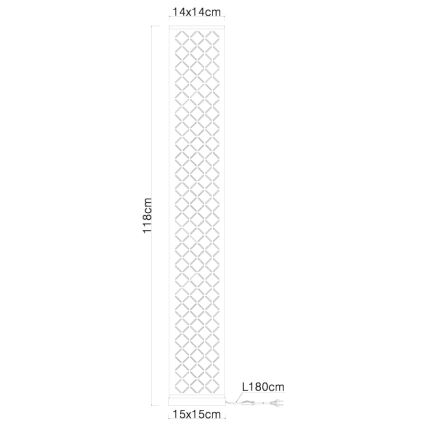 Globo - Επιδαπέδια λάμπα 2xE27/40W/230V