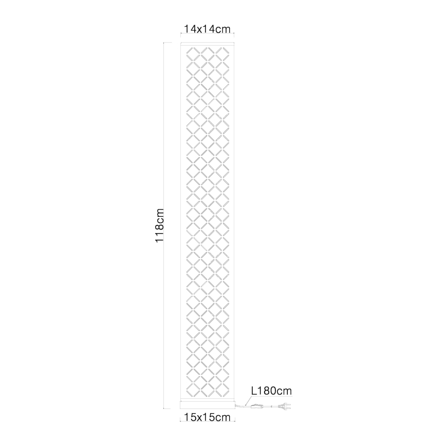 Globo - Επιδαπέδια λάμπα 2xE27/40W/230V