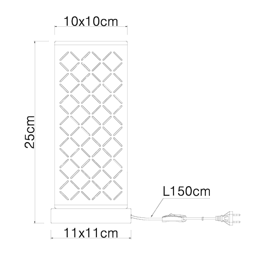 Globo - Επιτραπέζια λάμπα 1xE14/40W/230V