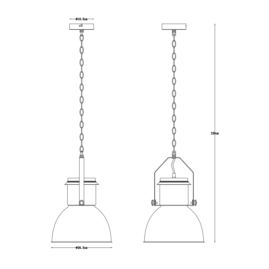 Globo - Πολύφωτο σε αλυσίδα 1xE27/40W/230V