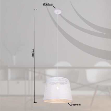 Globo - Πολύφωτο σε σχοινί 1xE27/60W/230V