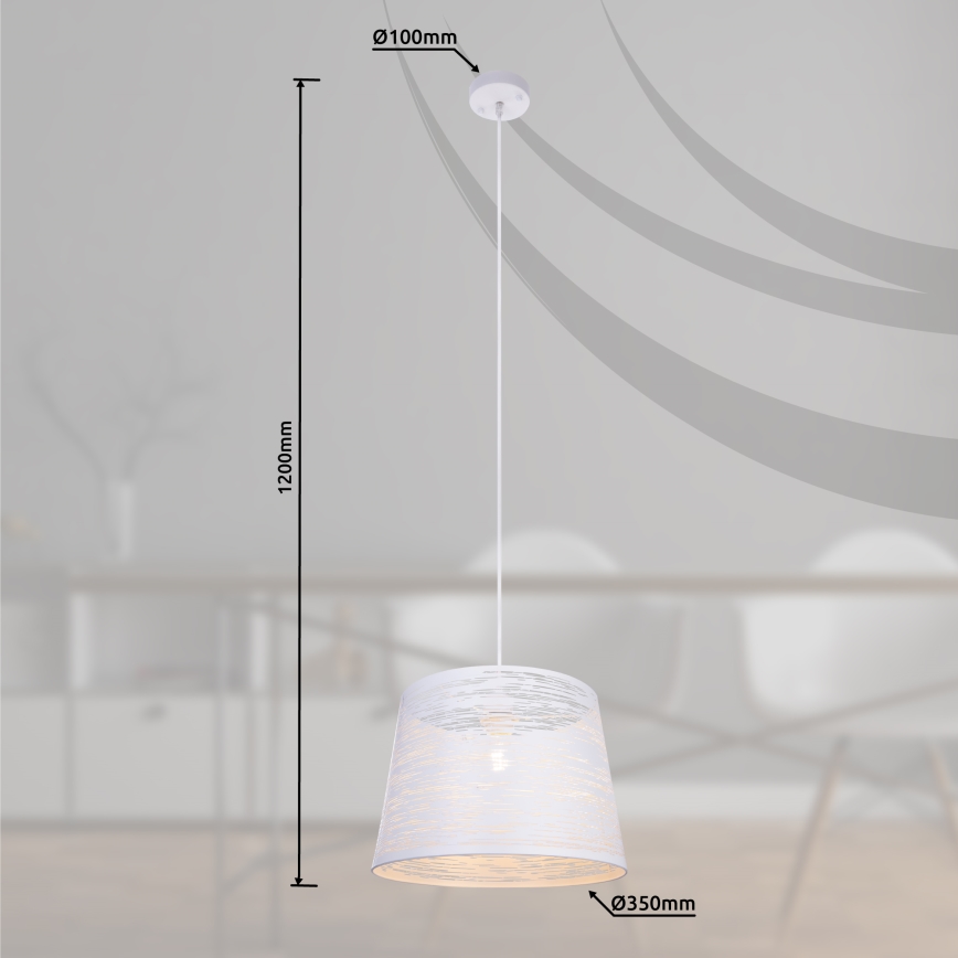 Globo - Πολύφωτο σε σχοινί 1xE27/60W/230V