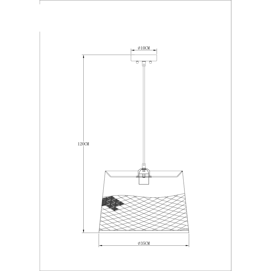 Globo - Κρεμαστό φωτιστικό οροφής 1xE27/60W/230V
