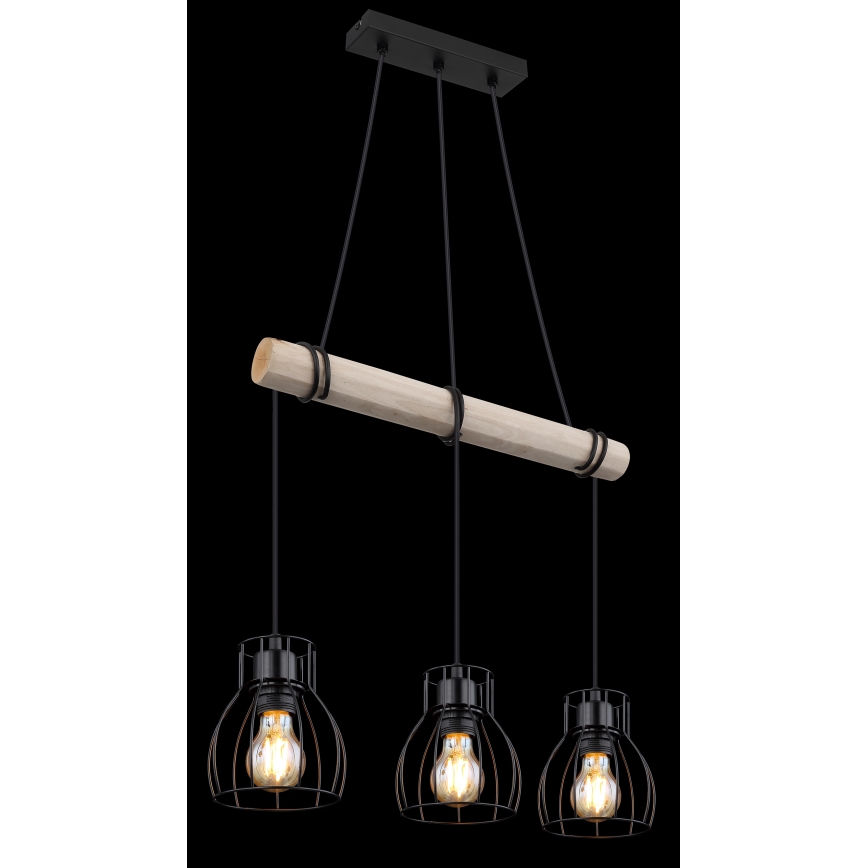 Globo - Κρεμαστό φωτιστικό οροφής 3xE27/40W/230V