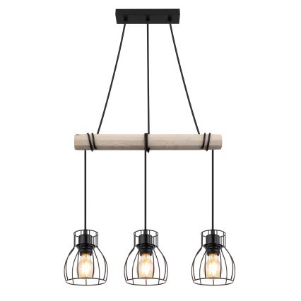 Globo - Κρεμαστό φωτιστικό οροφής 3xE27/40W/230V