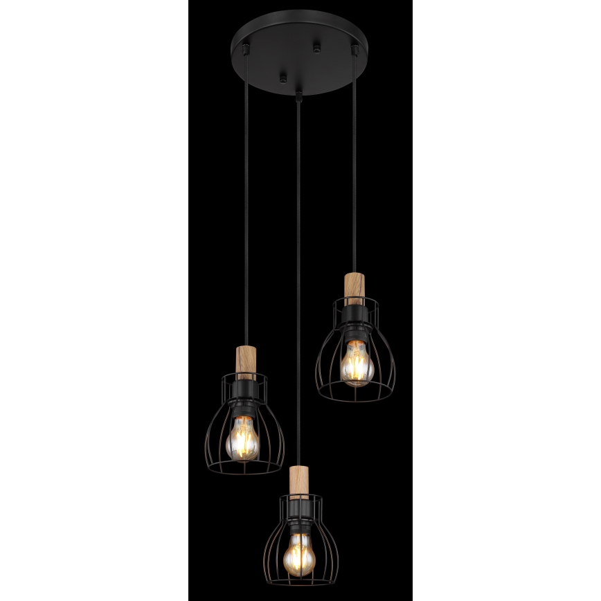 Globo - Κρεμαστό φωτιστικό οροφής 3xE27/40W/230V