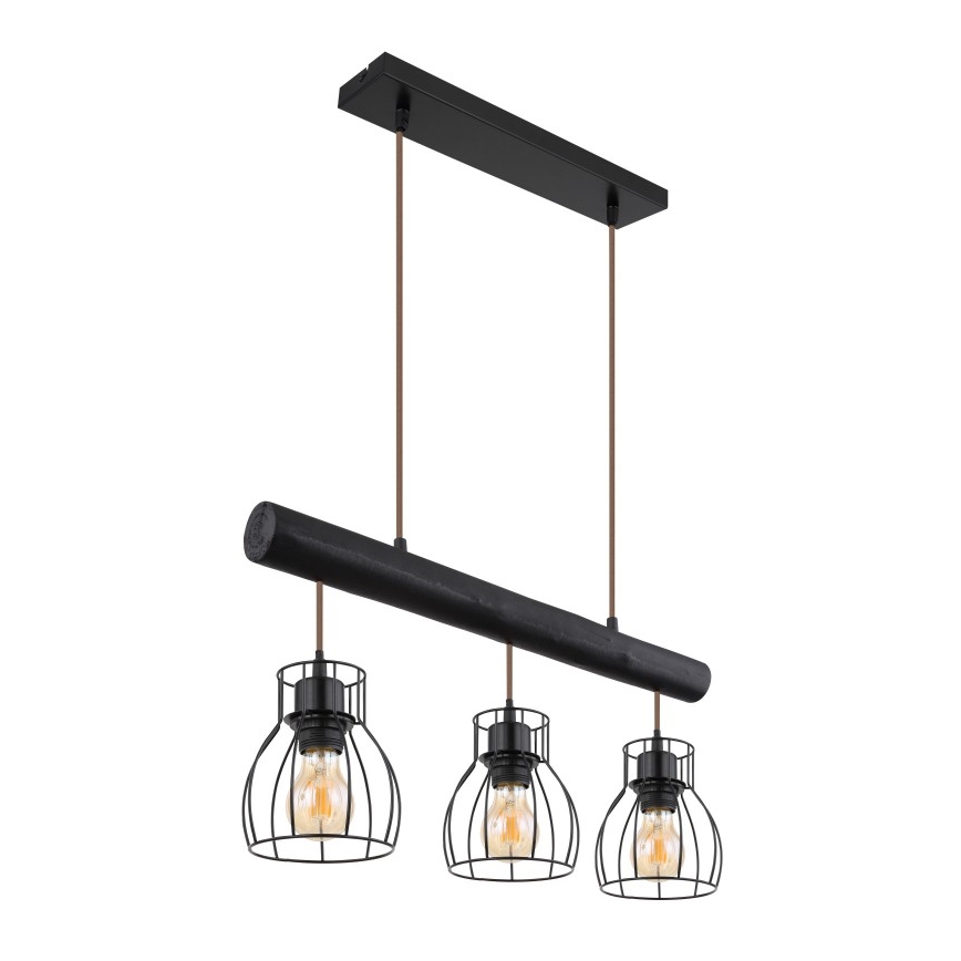 Globo - Πολύφωτο με συρματόσχοινο 3xE27/60W/230V