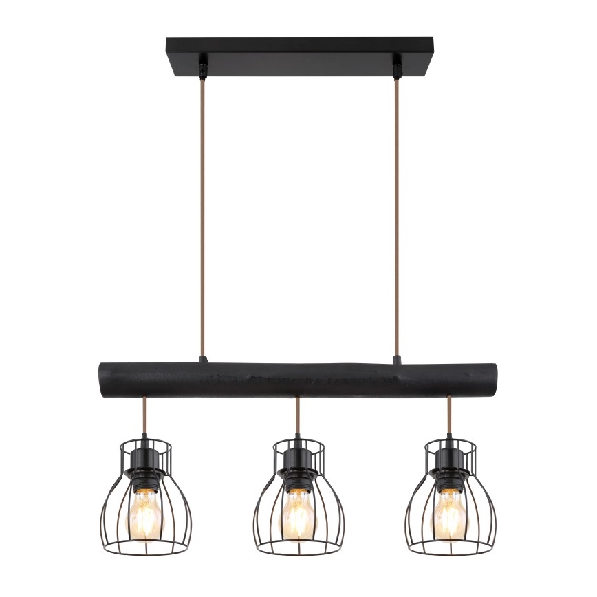 Globo - Πολύφωτο με συρματόσχοινο 3xE27/60W/230V
