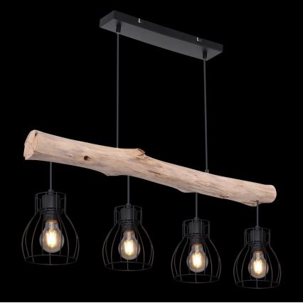 Globo - Φωτιστικό οροφής με καλώδιο 4xE27/40W/230V