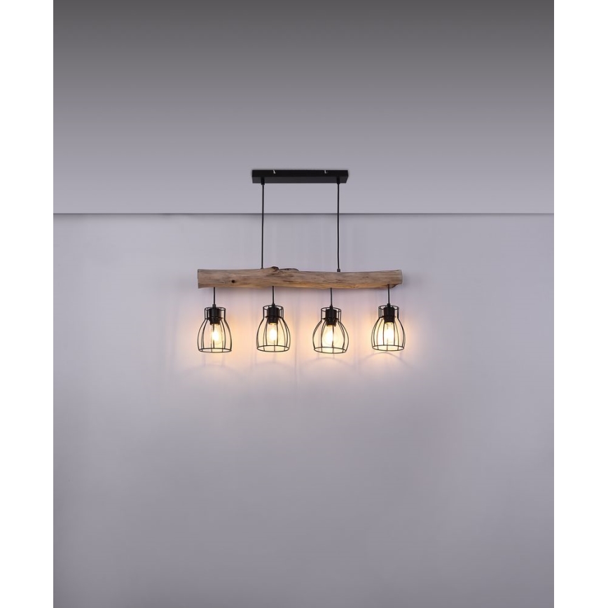 Globo - Κρεμαστό φωτιστικό οροφής 4xE27/40W/230V