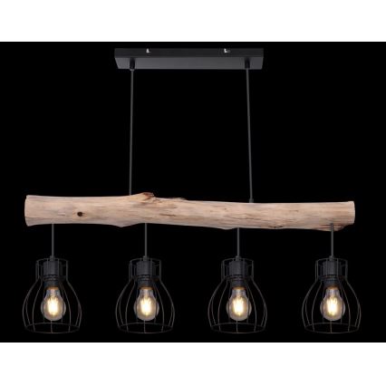 Globo - Φωτιστικό οροφής με καλώδιο 4xE27/40W/230V