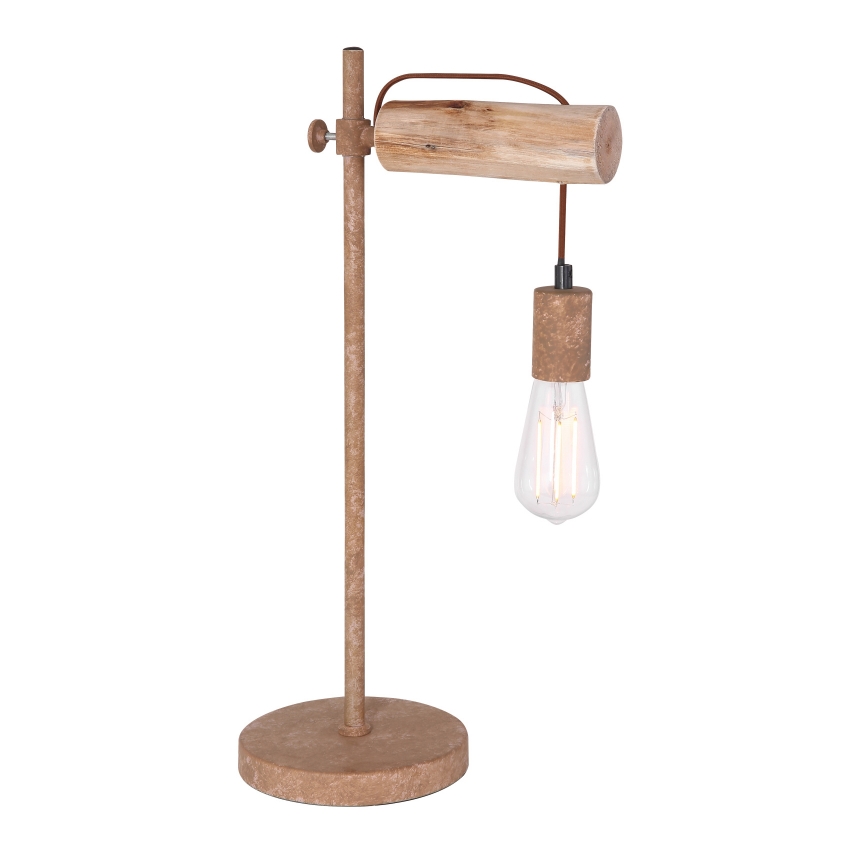 Globo - Eπιτραπέζια λάμπα 1xE27/40W/230V poplar