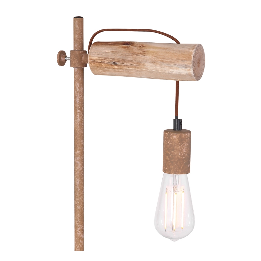 Globo - Eπιτραπέζια λάμπα 1xE27/40W/230V poplar