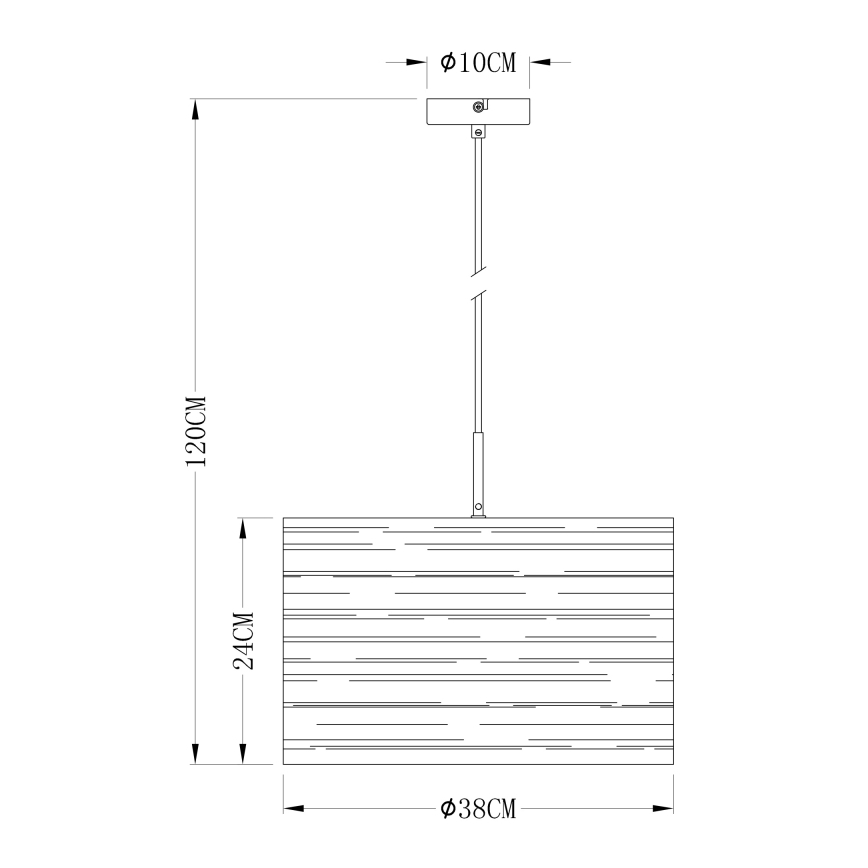 Globo - Πολύφωτο σε σχοινί 1xE27/40W/230V
