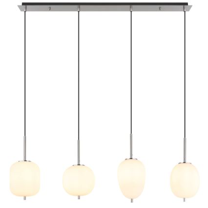 Globo - Κρεμαστό φωτιστικό οροφής 4xE14/40W/230V λευκό
